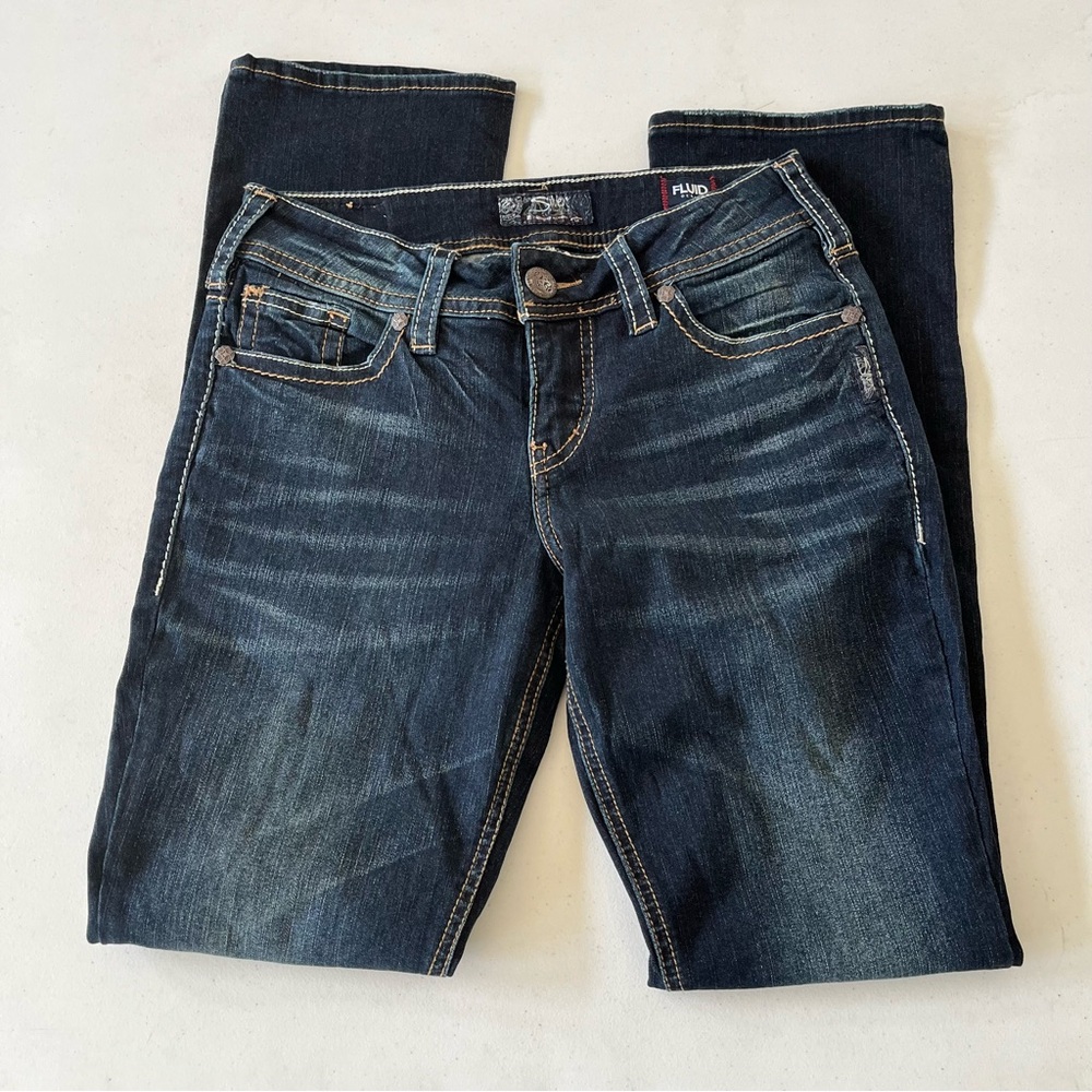 Silver Jean Suki Mid baby boot Dark Wash Jeans